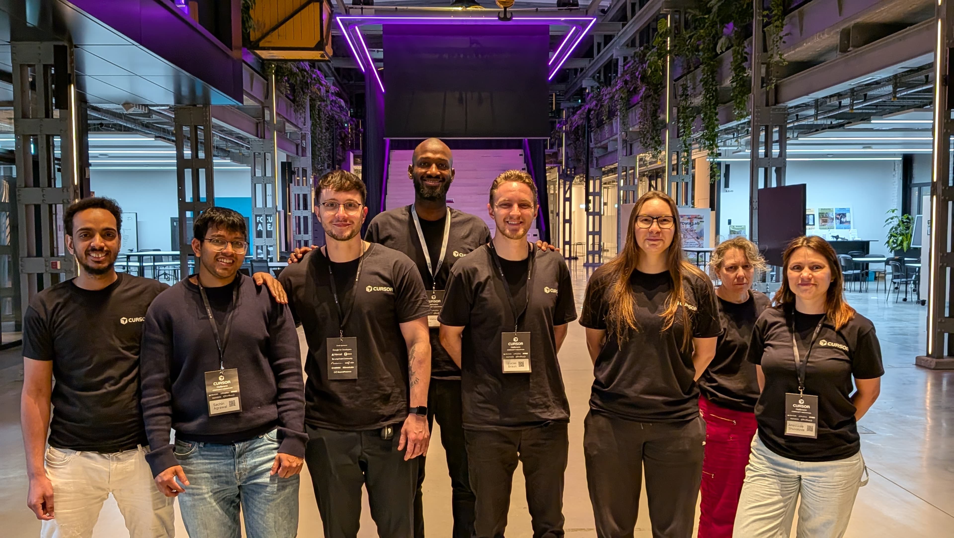 Teams beim Cursor Hackathon auf dem CREATORS Campus