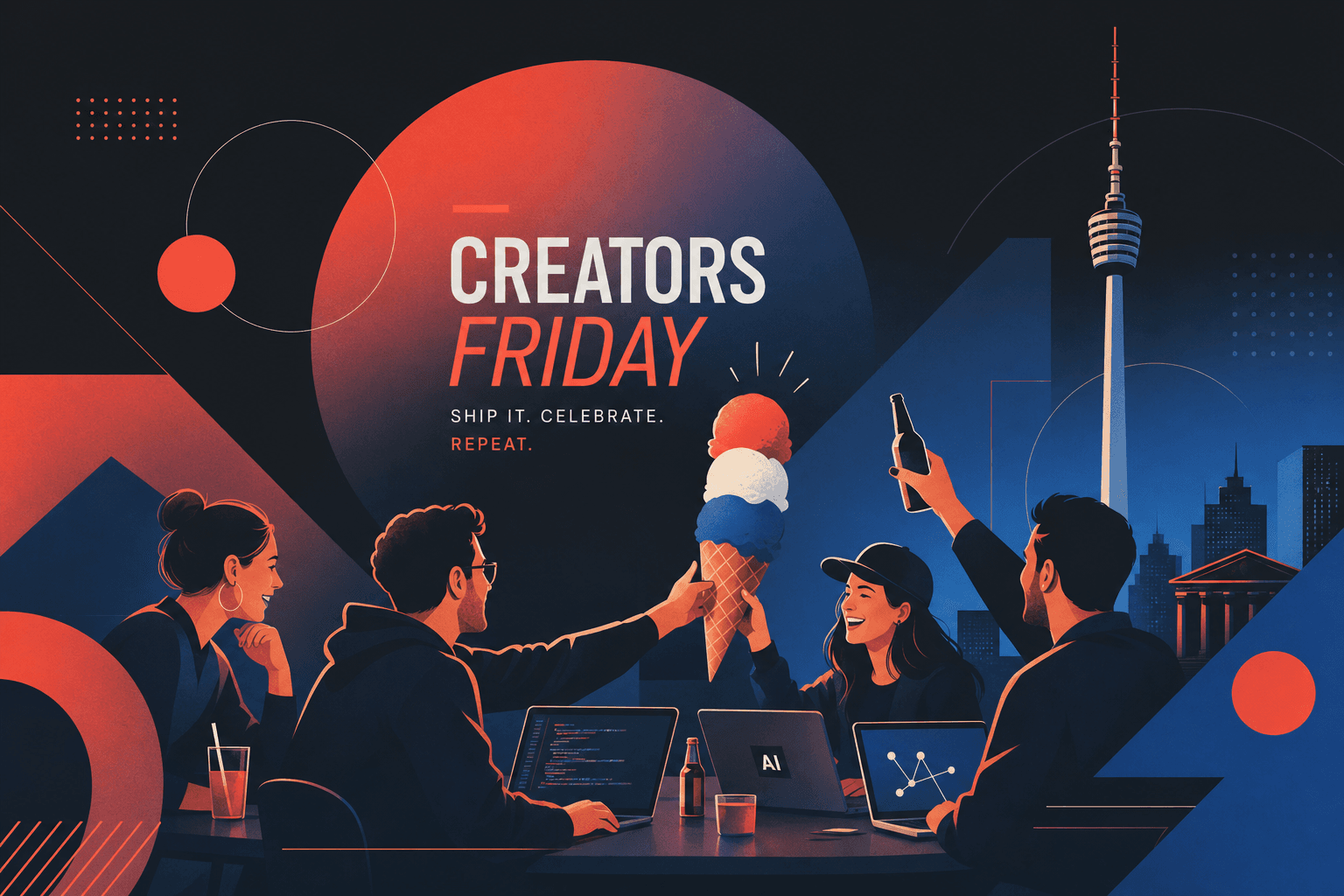 CREATORS Friday ist zurück: Laptop mitbringen, Eis holen